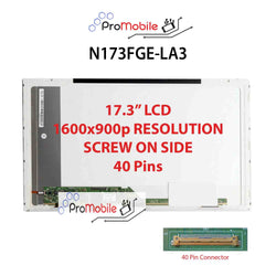 For N173FGE-LA3 17.3" WideScreen New Laptop LCD Screen Replacement Repair Display [Pro-Mobile]