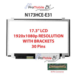 For N173HCE-E31 17.3" WideScreen New Laptop LCD Screen Replacement Repair Display [Pro-Mobile]