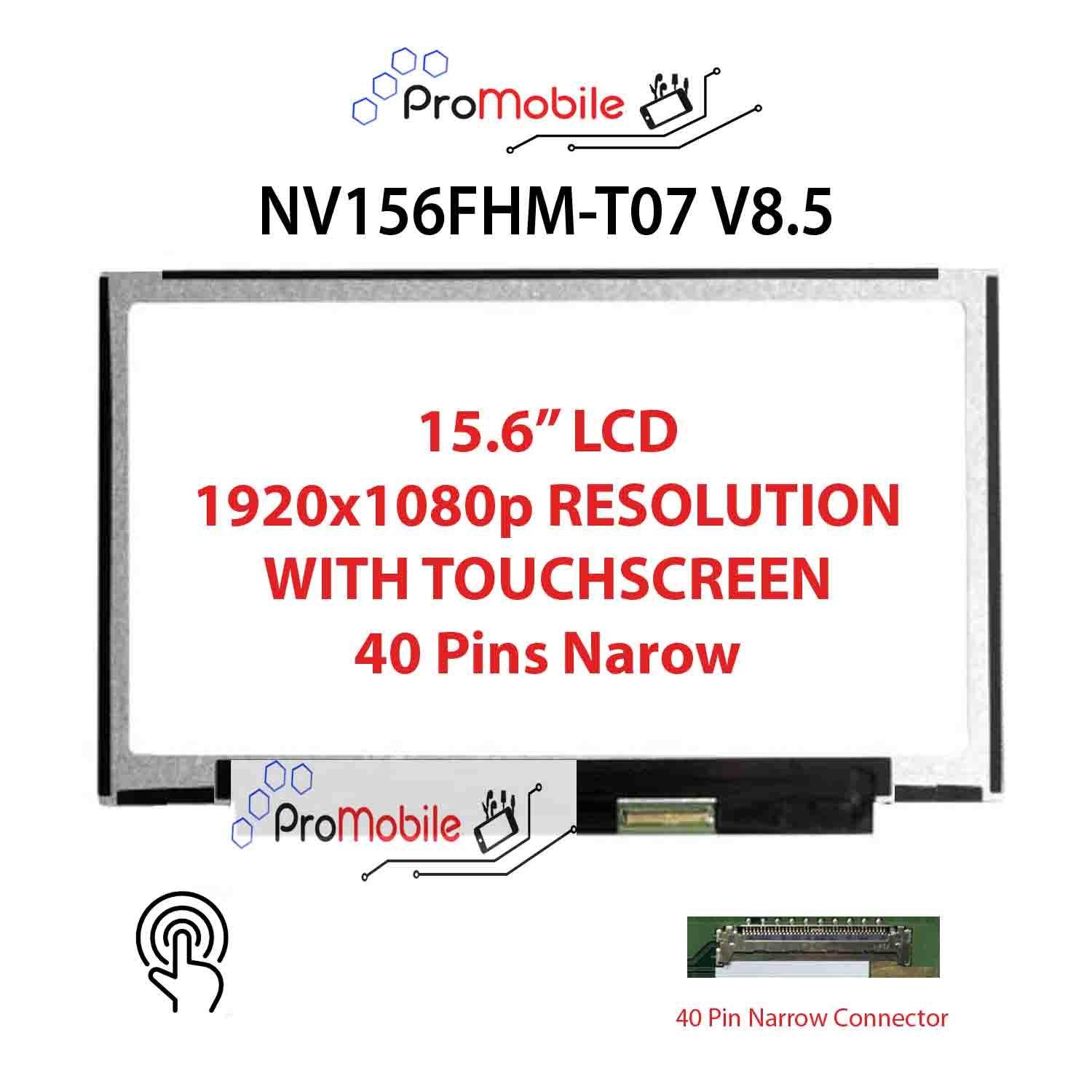 TV Junior Schermo LCD Per Lenovo Ideapad 5-15ARE - 15.6" Full HD, Touch, Modello NV156FHM-T07 V8.1 Display 15.6 Touch