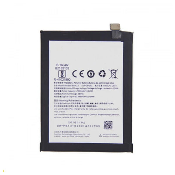 Replacement Battery For Oneplus Three 3 A3001 A3003 A3000 [Pro-Mobile]