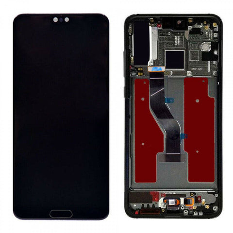 LCD Digitizer Assembly with Frame For Huawei P20 Pro CLT-AL00 CLT-L09 CLT-L29 [Pro-Mobile]