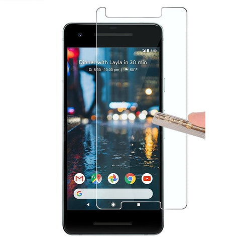 Google Pixel 2 - Premium Real Tempered Glass Screen Protector Film [Pro-Mobile]