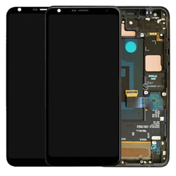LCD Digitizer Assembly with Frame Black For LG Q7 Q610 Q7 Plus [Pro-Mobile]