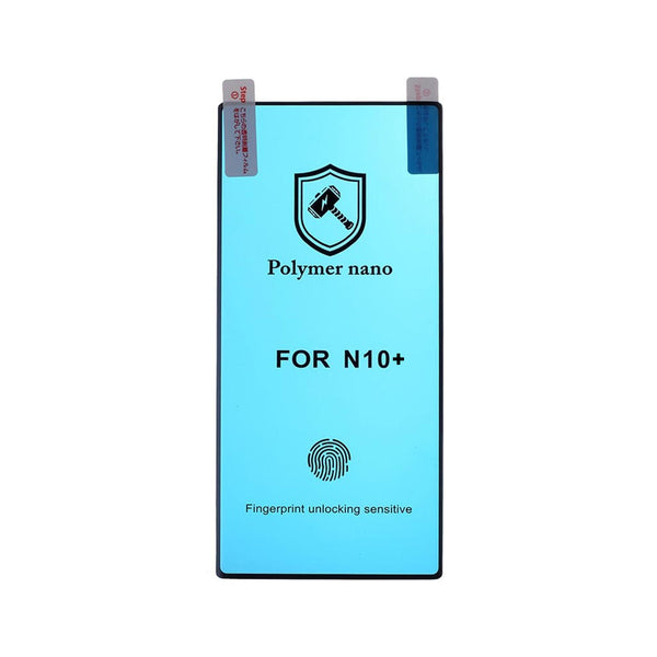 Samsung Note 10 Plus - Full Glue Polymer Nano Premium Screen Protector Film [Pro-Mobile]