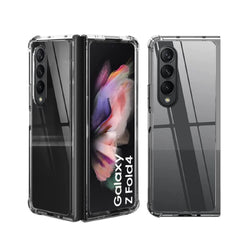 Samsung Galaxy Z Fold 4 - Reinforced Corners Silicone Clear Phone Case [Pro-Mobile]