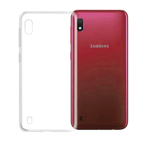 Samsung Galaxy A10E - Clear Transparent Silicone Phone Case With Dust Plug [Pro-Mobile]
