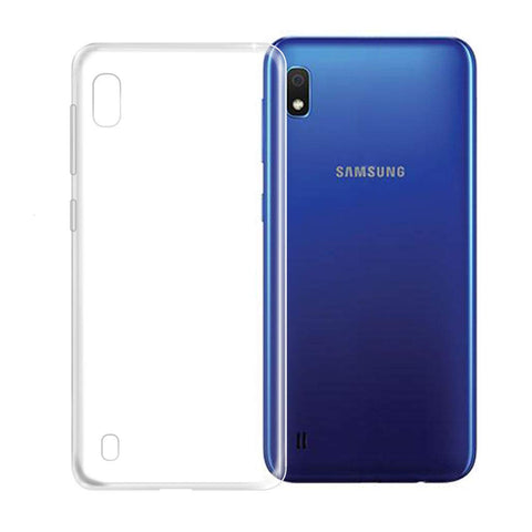 Samsung Galaxy A10 / M10 - Clear Transparent Silicone Phone Case With Dust Plug [Pro-Mobile]