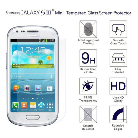 Samsung Galaxy S3 Mini - Premium Real Tempered Glass Screen Protector Film [Pro-Mobile]