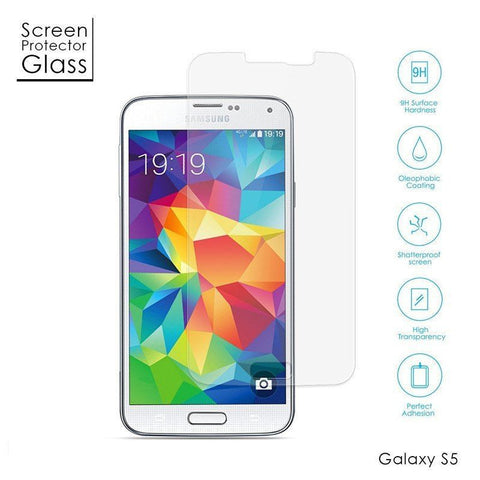 Samsung Galaxy S5 - Premium Real Tempered Glass Screen Protector Film [Pro-Mobile]