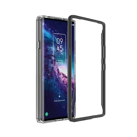 TCL 20 Pro 5G - Hybrid Shockproof Silicone Bumper Frame Case [Pro-Mobile]