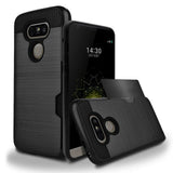 LG G5 - Shockproof Slim Wallet Credit Card Holder Case Cover [Pro-Mobile]