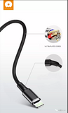 WUW 3-In-1 Braided Fast Charging and Data Cables WUW-X101