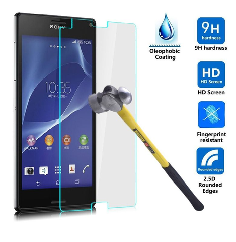 Sony Xperia Z3 Mini - Premium Real Tempered Glass Screen Protector Film [Pro-Mobile]