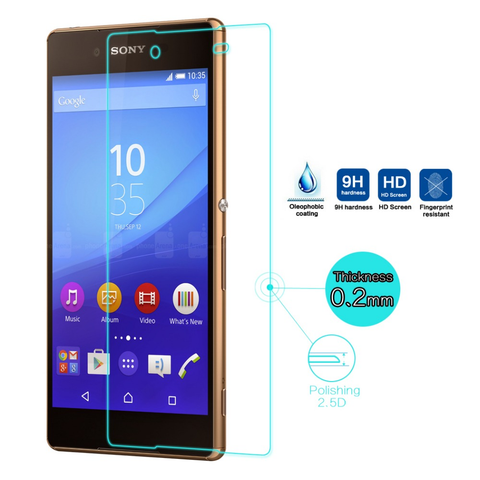 Sony Xperia Z5 - Premium Real Tempered Glass Screen Protector Film [Pro-Mobile]