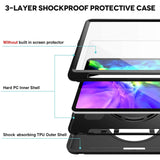Apple iPad Air 4 / 5 - Heavy Duty Shockproof Rotatable Case with Kickstand [Pro-Mobile]