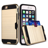 Apple iPhone 7 / 8 - Shockproof Slim Wallet Credit Card Holder Case Cover [Pro-Mobile]