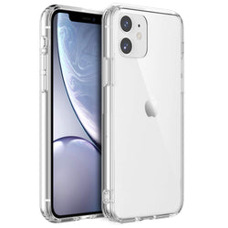 Apple iPhone 11 - Clear Transparent Silicone Phone Case With Dust Plug [Pro-Mobile]