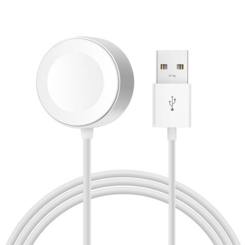 Wireless Magnetic Charger Charging Cable for Apple iWatch 2/ 3 White 1m