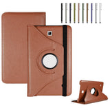Samsung Galaxy Tab 4 7" - 360 Rotating Leather Stand Case Smart Cover [Pro-Mobile]